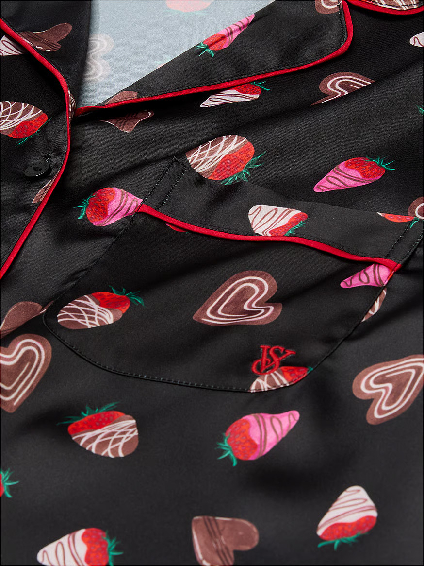 Glazed Satin Long Pajama Set | Victoria's Secret (US / CA )