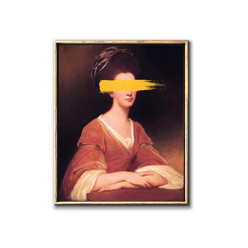 Altered Painting Modern Art Print Altered Art Modern | Etsy | Etsy (US)