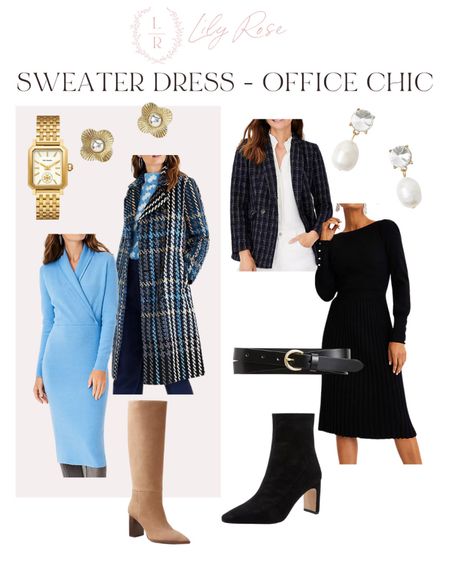 Workwear. Office look. Fall workwear. Fall outfits. Fall sweater dress 

#LTKSeasonal #LTKworkwear #LTKstyletip