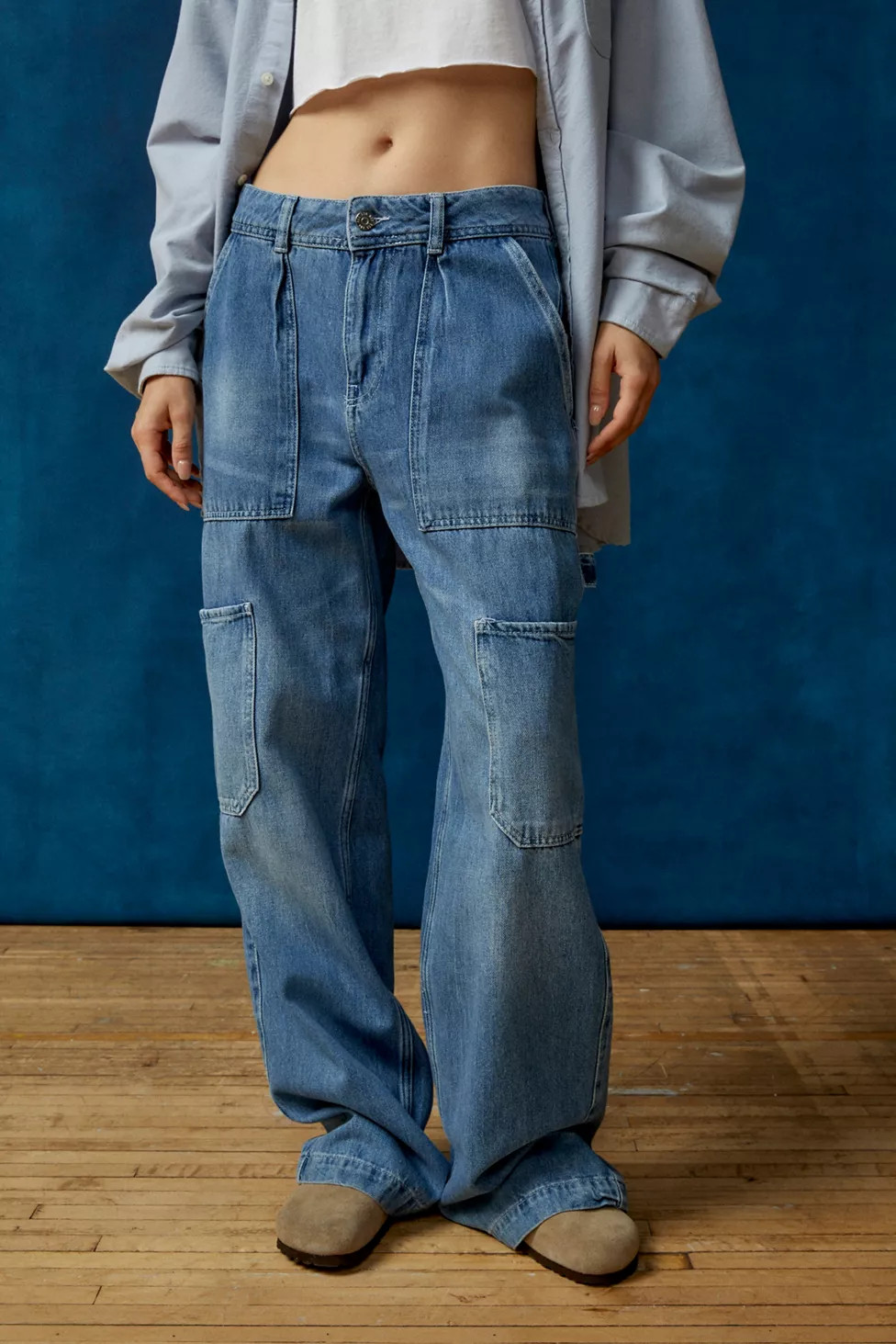BDG Julian Wide-Leg Cargo Jean | Urban Outfitters (US and RoW)