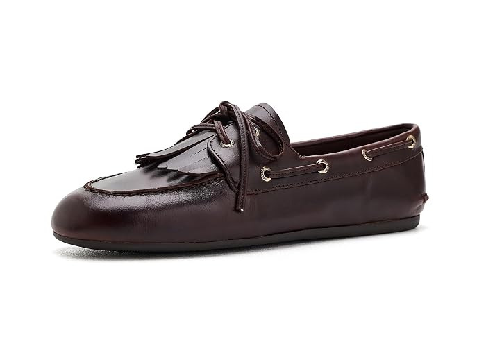 Sperry Slim Boat Kilt Women's Flat Shoes Amaretto: 8.5 M (B), Leather | Zappos.com