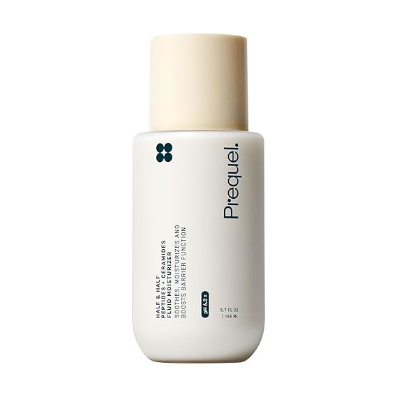 Prequel Skin Half and Half Fluid Moisturizer Face Cream. Lightweight Ceramide Peptide Lotion for ... | Amazon (US)