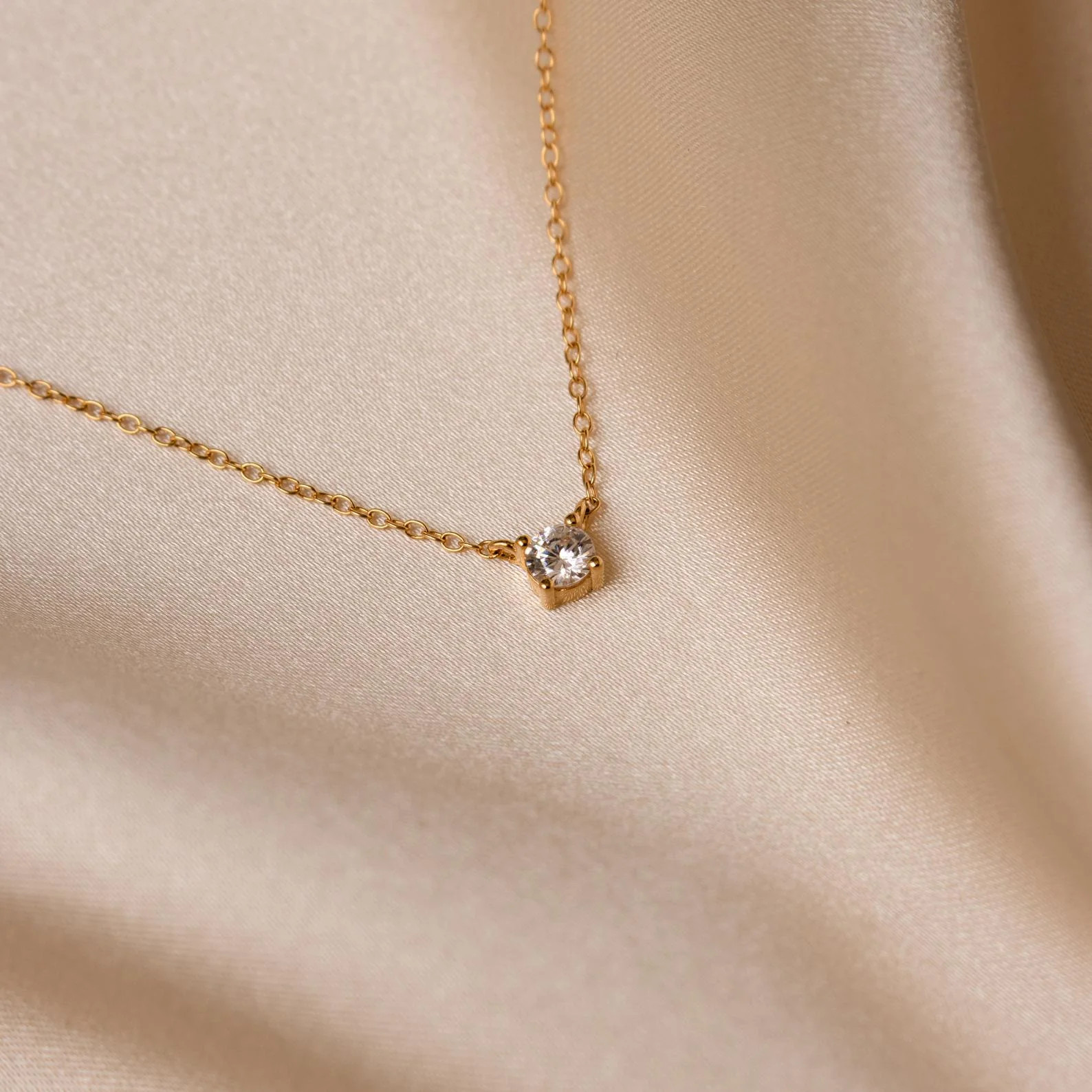 Dainty Diamond Necklace | Caitlyn Minimalist