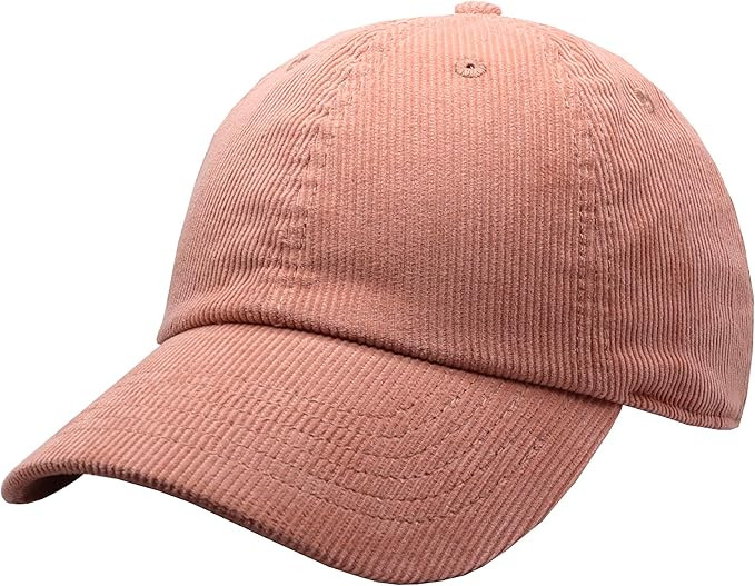 Solid Corduroy 100% Cotton Vintage Unisex Baseball Adjustable Polo Trucker Cap Hat | Amazon (US)
