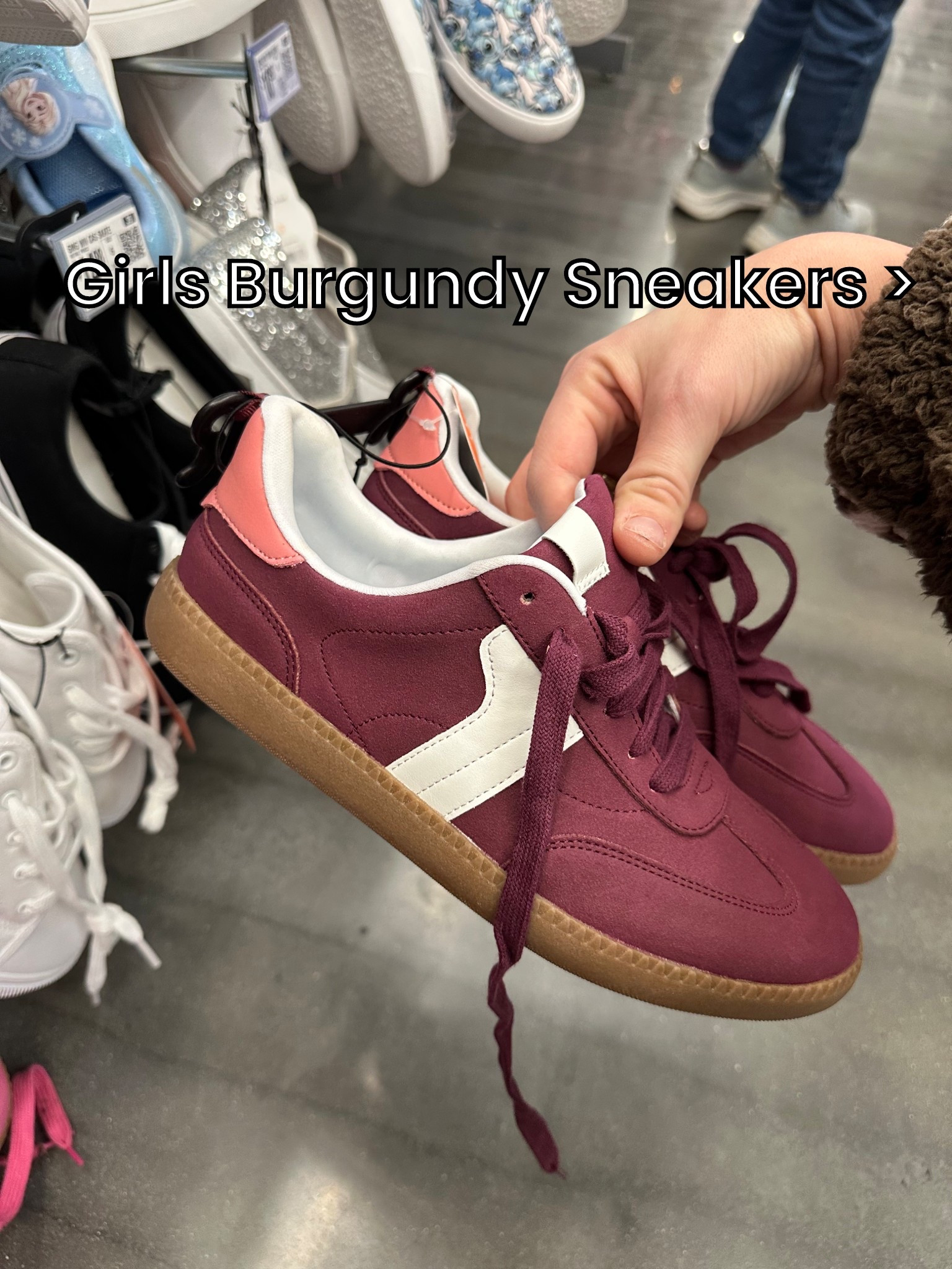 These girls sneakers are SO cute and amazing quality! I fell in love with the burgundy color but am linking all of them. So cute and practical for a busy girl 🥰

#kidsshoes #sneakers #walmart #girls #under20 

#LTKGiftGuide #LTKKids