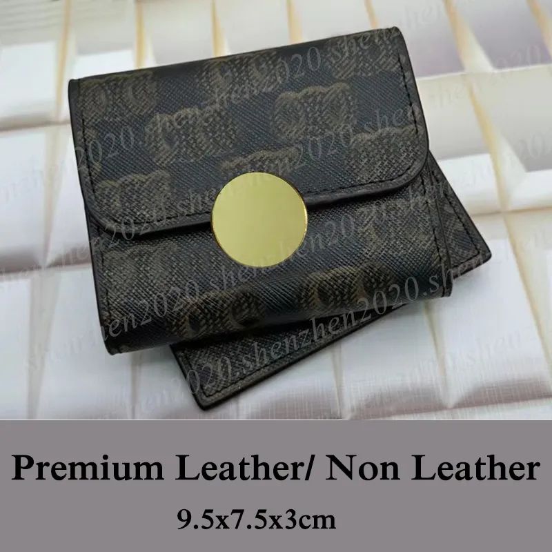 Premium Leather/Non-Leather Fashion Brand Multi in One Folding Wallet Women's Short Wallet Purse ... | DHGate