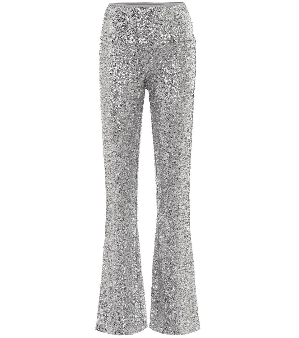High-rise flared sequined pants | Mytheresa (UK)