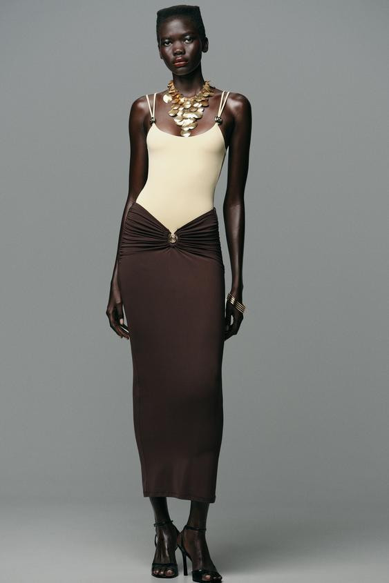 SHELL POLYAMIDE SKIRT | Zara UK