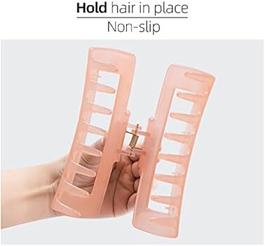 Large Hair Claw Clips Hair Claw Clips for Women Girls Hair Clips for Thick Hair Rectangular Claw ... | Amazon (US)