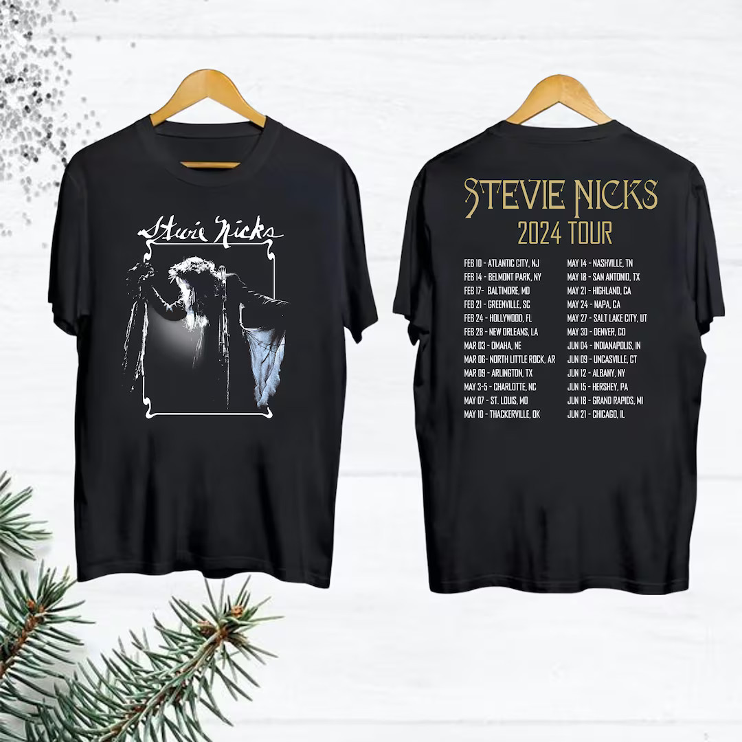 Vintage Stevie Nicks 2024 Tour Tshirt, Stevie Nicks Shirt Fan Gifts, Stevie Nicks Live in Concert... | Etsy (US)