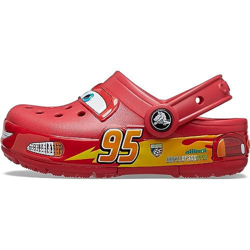 Crocs Crocband Cars Lightning McQueen Clogs, Light Up Shoes (Little Kid/Big Kid) Red 1 Little Kid M | Amazon (US)