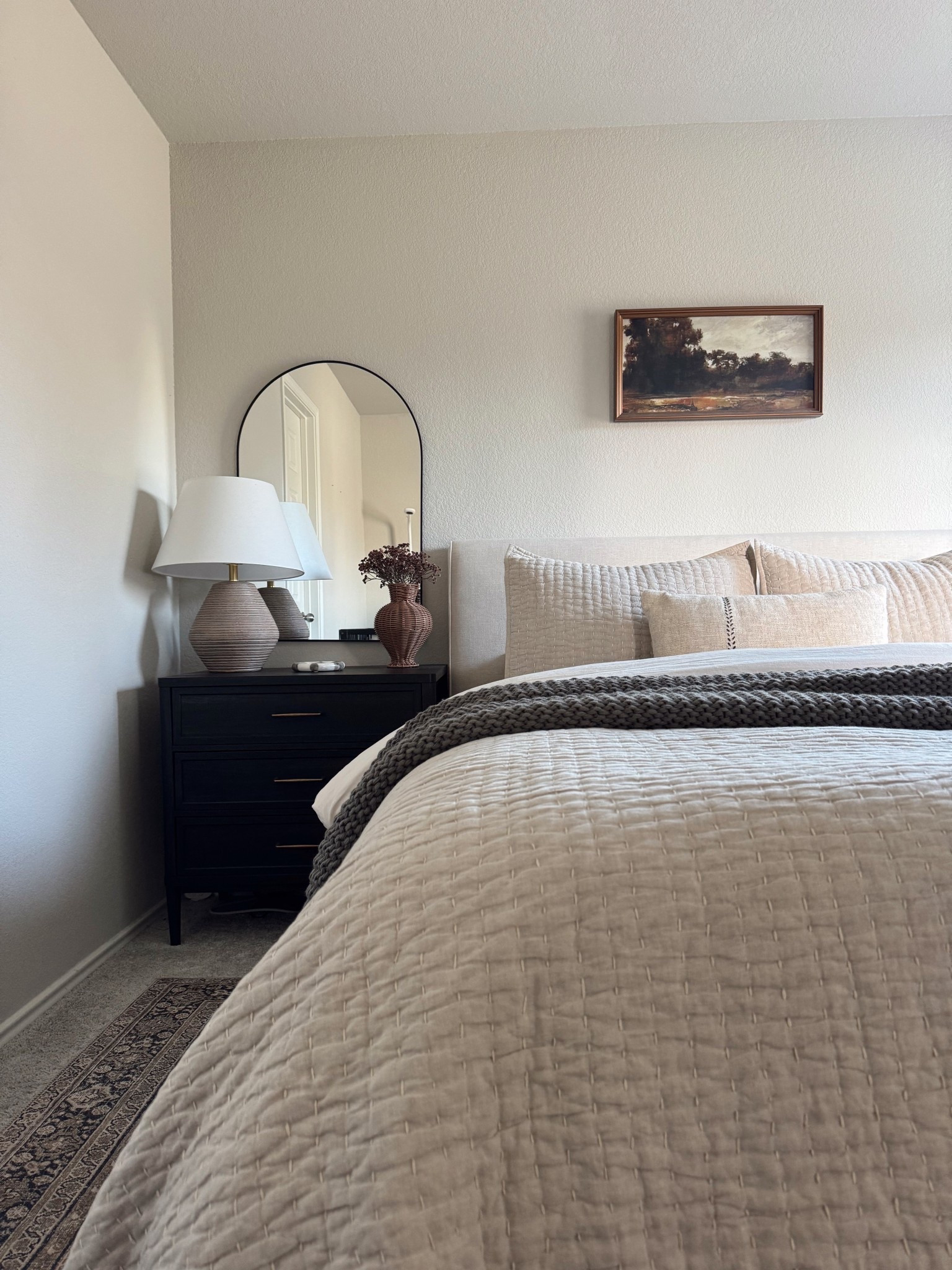 cozy winter bedroom 

#LTKSeasonal #LTKHome #LTKFindsUnder100