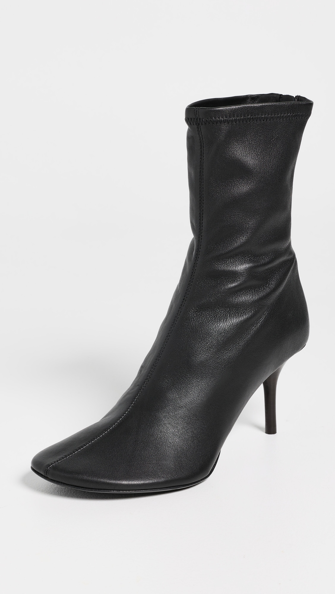 Acne Studios Stretch Leather Ankle Boots Black 36 | Shopbop