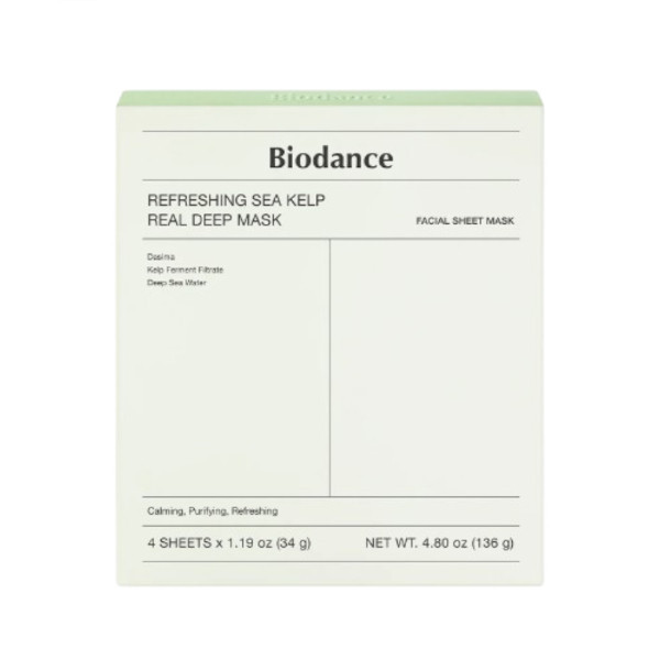 Biodance - Refreshing Sea Kelp Real Deep Mask - 4pcs | Stylevana