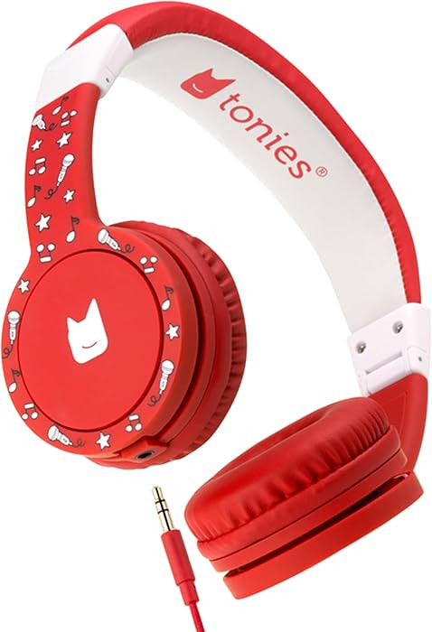 Tonies Foldable Wired Headphones for Kids - Comfortably Designed to fit On-Ear - Works with Tonie... | Amazon (US)