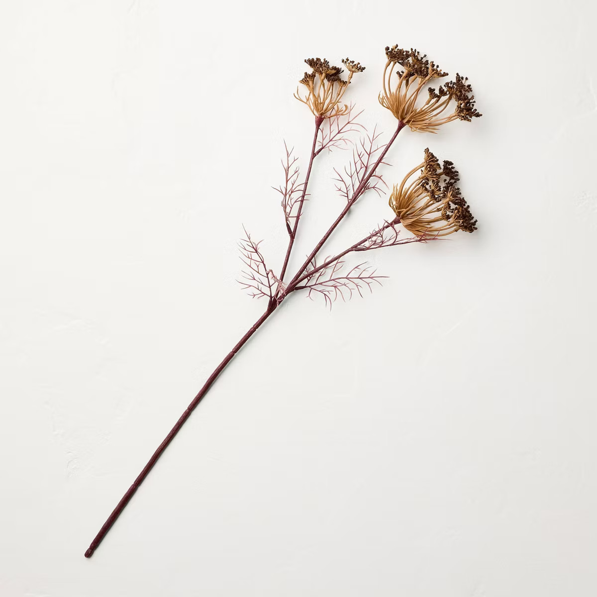 25" Faux Queen Anne's Lace Wildflower Mauve Fall Stem - Hearth & Hand™ with Magnolia | Target