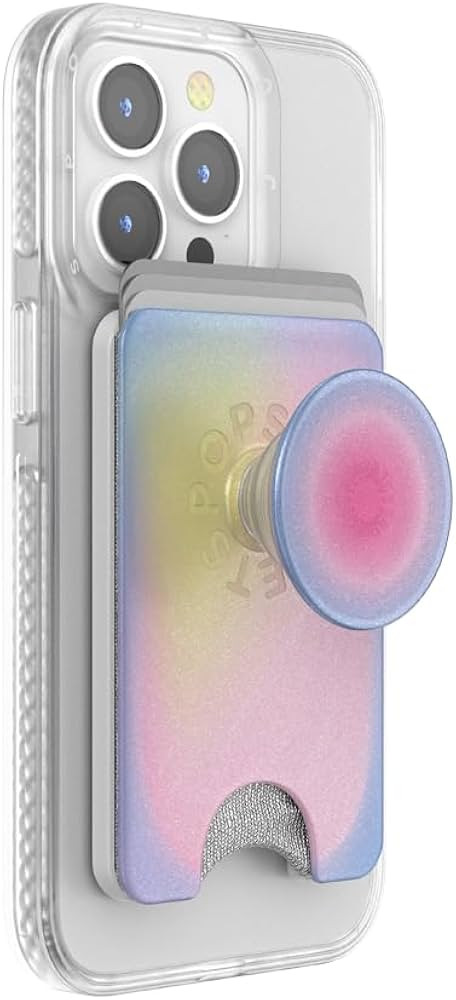PopSockets Phone Wallet with Expanding Grip, Phone Card Holder, Wireless Charging Compatible, Wal... | Amazon (US)