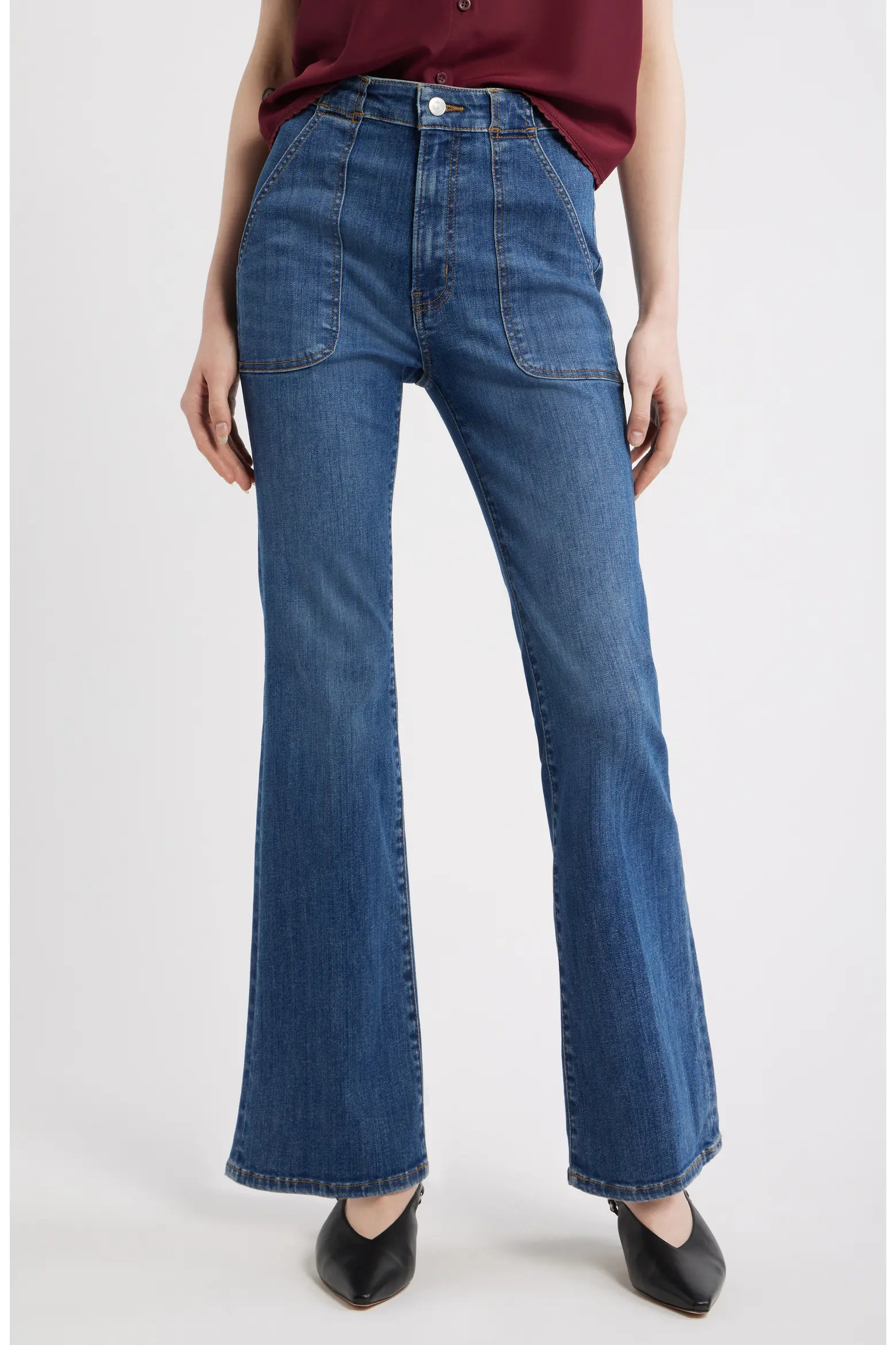 The Reboot Modern Pocket Bootcut Jeans (Women) | Nordstrom | Nordstrom