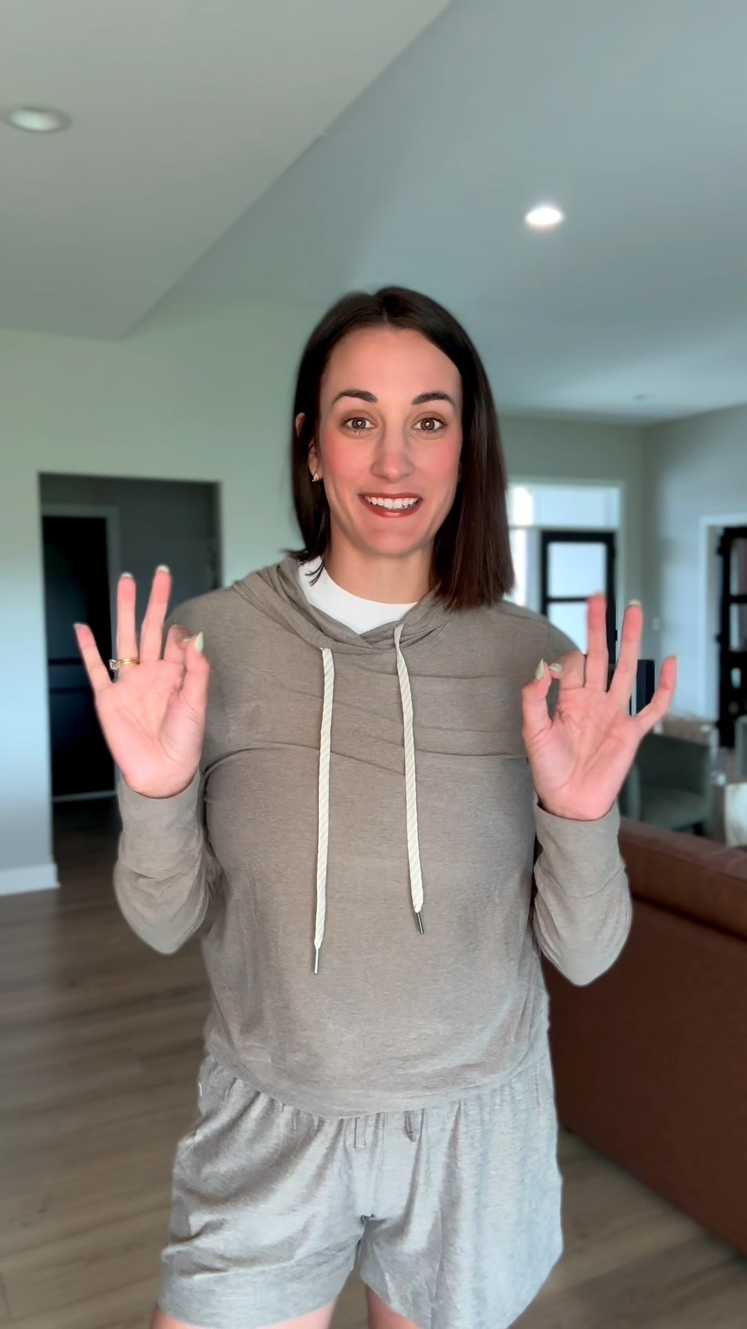 The perfect lizard grey matching set! 🦎 It has the perfect warm hue to it. Wearing a size small in top and bottom.

#LTKootd #LTKmomlife #LTKSaleAlert