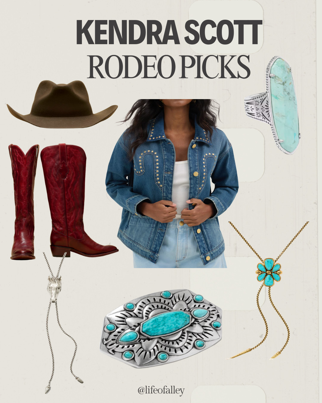 Kendra Scott western favorites for rodeo season!  

 #LTKSeasonal #LTKOver40 #LTKTravel