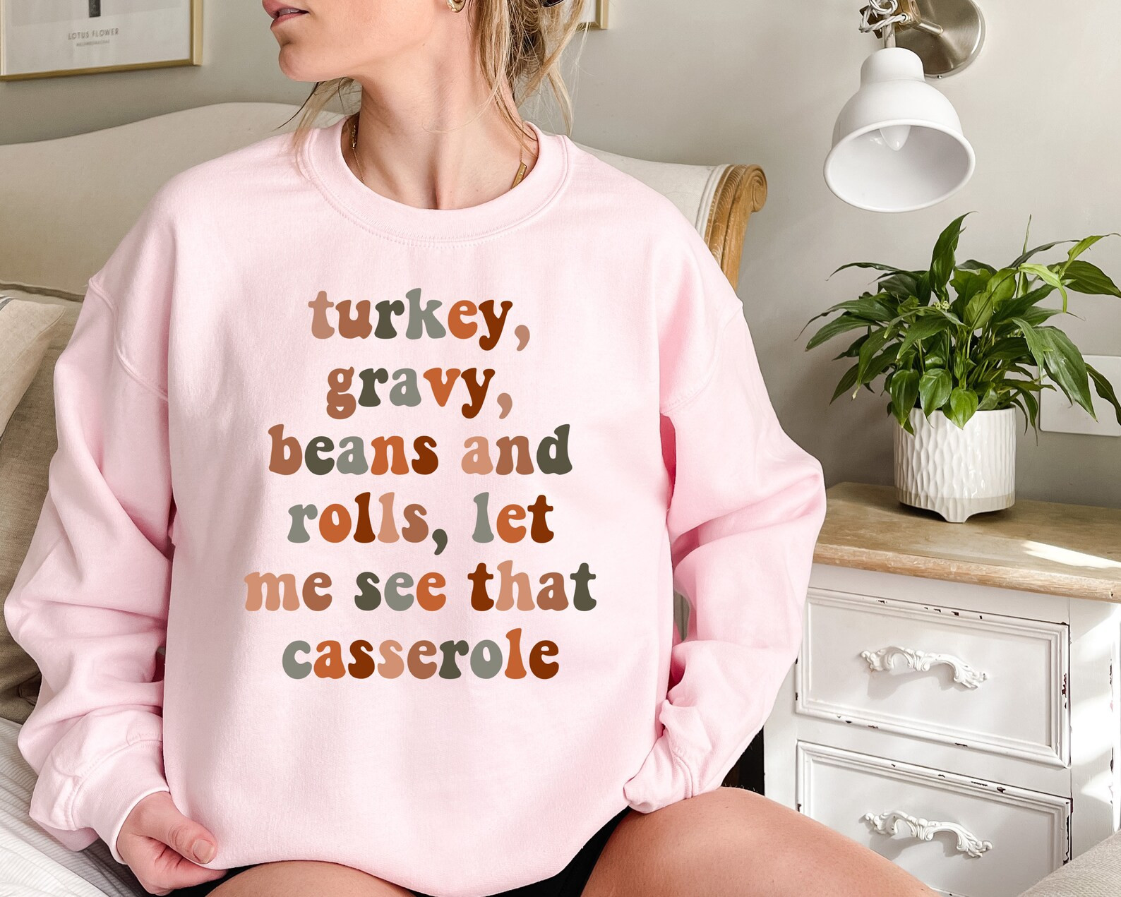 Turkey Gravy Beans And Rolls Let Me See That Casserole Sweatshirt Gift For Thanksgiving Dinner, F... | Etsy (US)