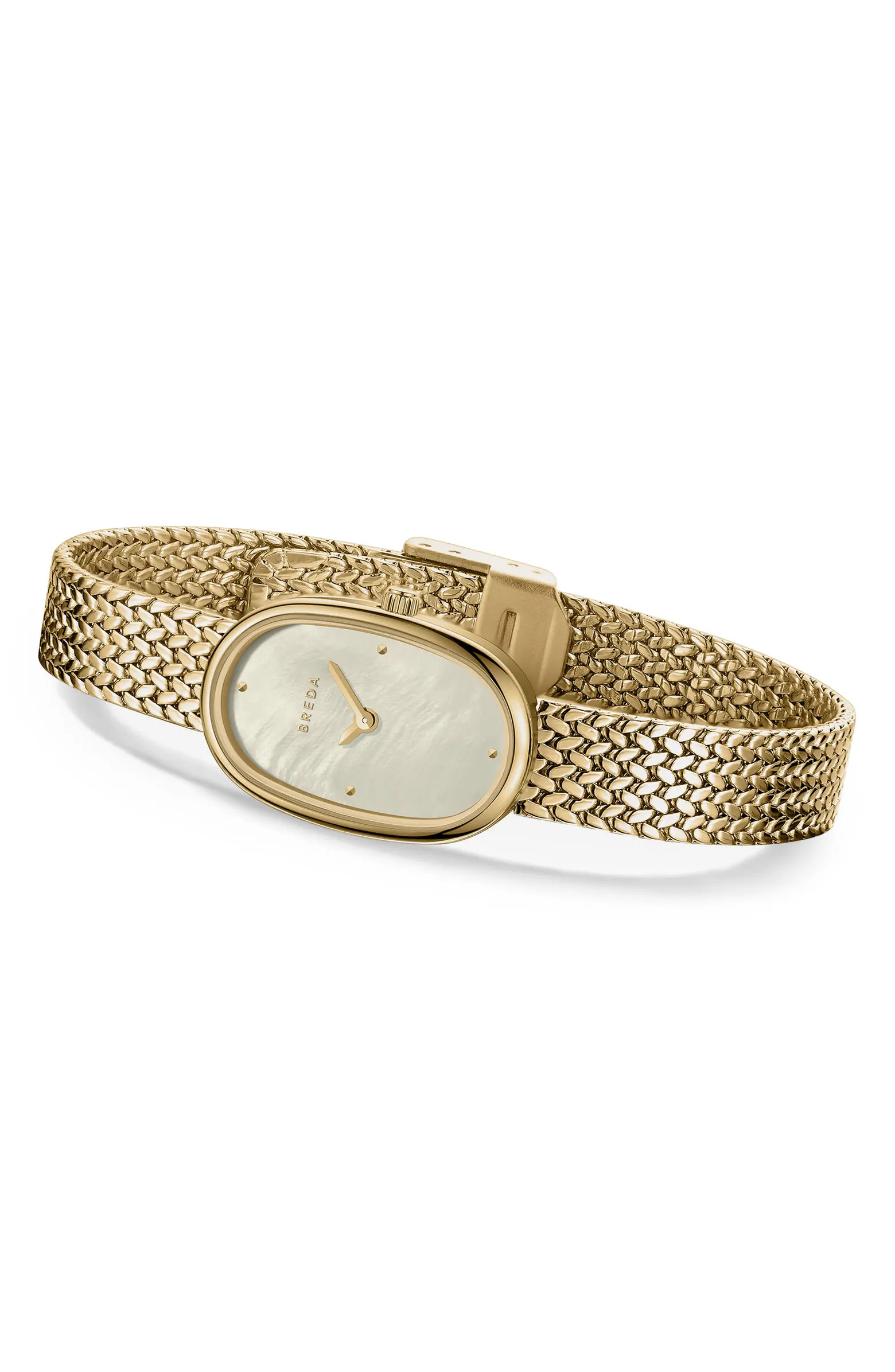 Jane Tethered Mesh Strap Watch, 18mm | Nordstrom