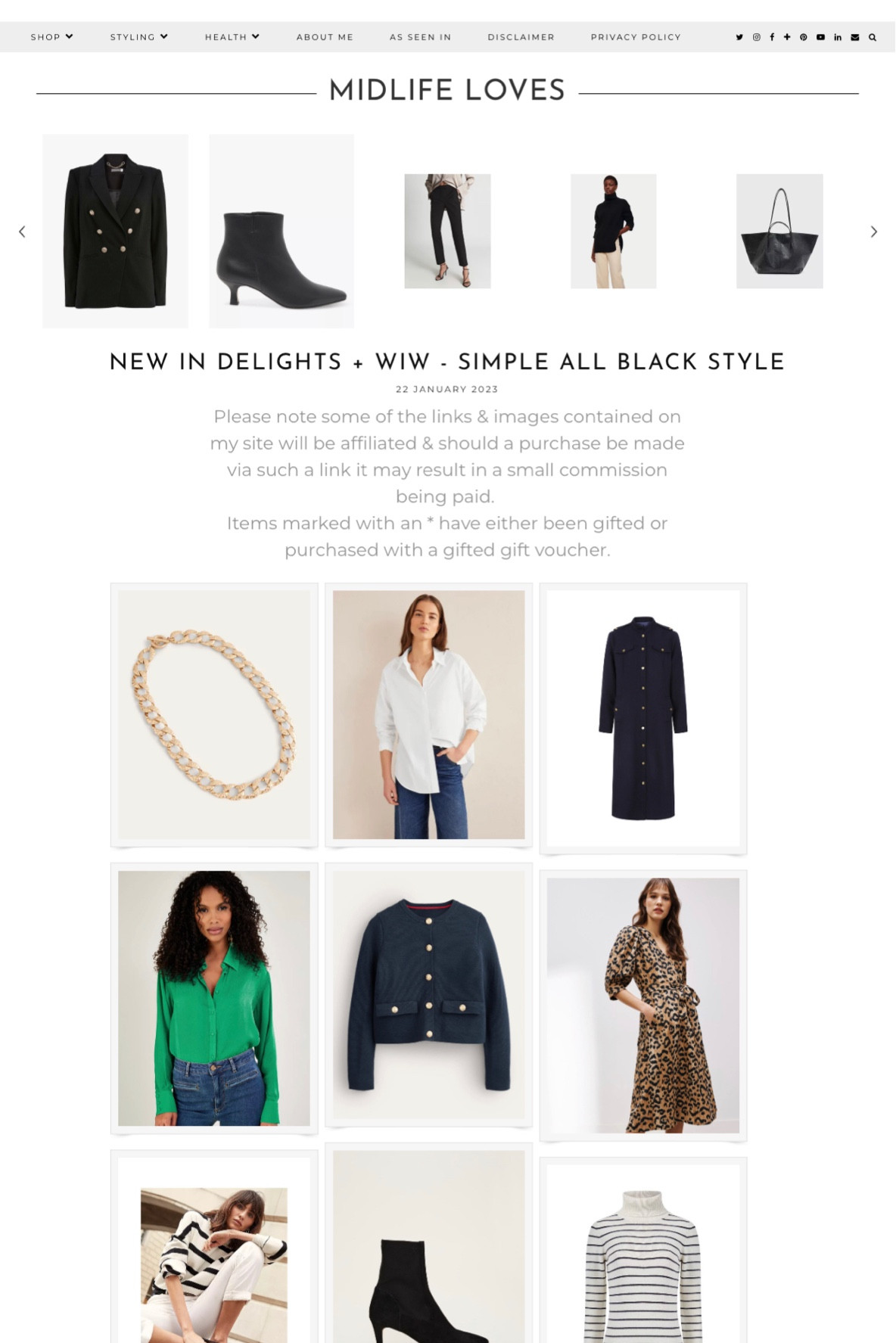 New in picks to catch my eye http://ow.ly/zRT950Mx5a8 #fashion #style #winterfashion #winterstyle #styleover40 #fashionover40 #midlifefashion #mymidlifefashion #midlifestyle #timelessfashion #effortlessstyle #whattowear #whattobuy #keepitsimple #chic #effortless #over40 #midlife 

#LTKSeasonal #LTKeurope #LTKFind