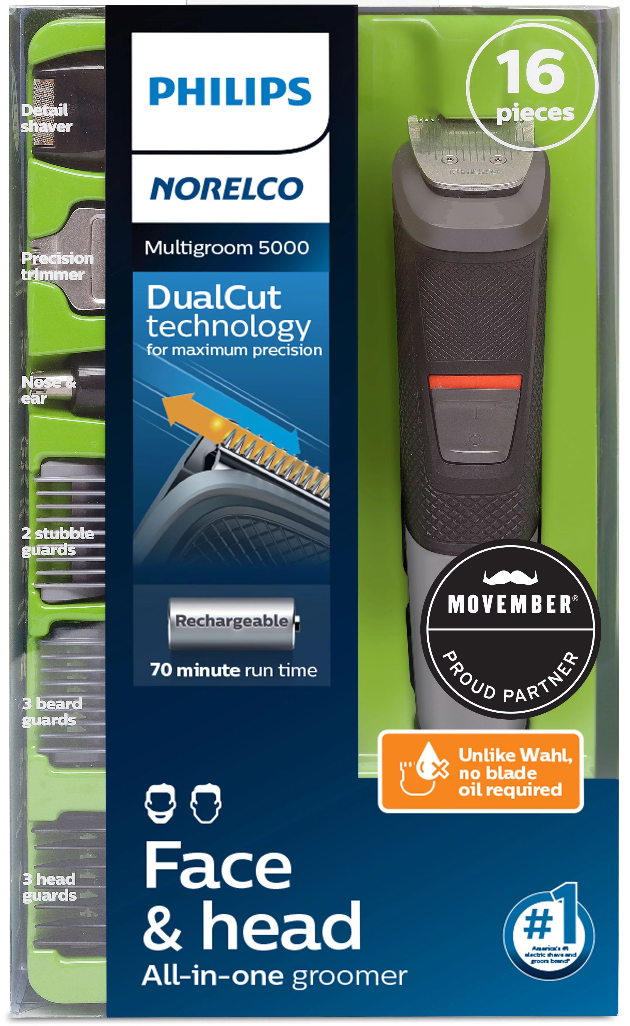 Philips Norelco All-In-One Trimmer 5000 MG5700/49 No Blade Oil Needed | Walmart (US)