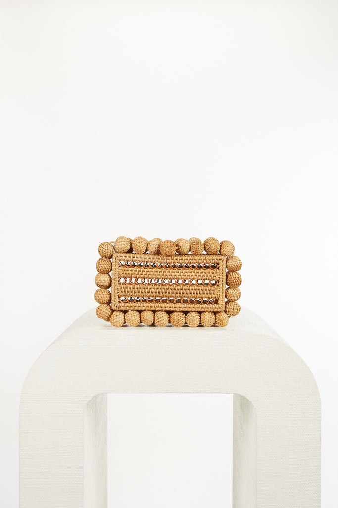 EOS RATTAN CLUTCH - NATURAL | Cult Gaia - US