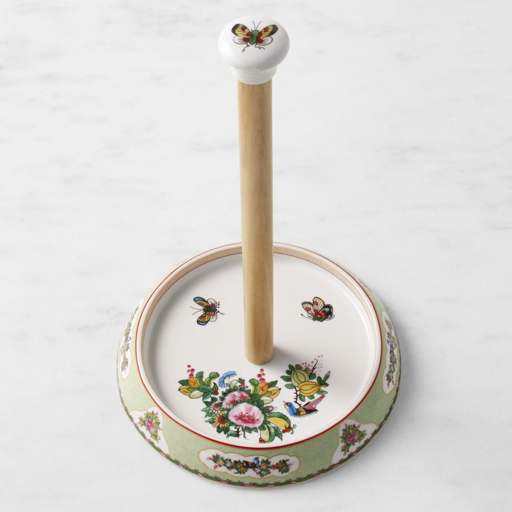 Famille Rose Porcelain Paper Towel Holder | Williams-Sonoma
