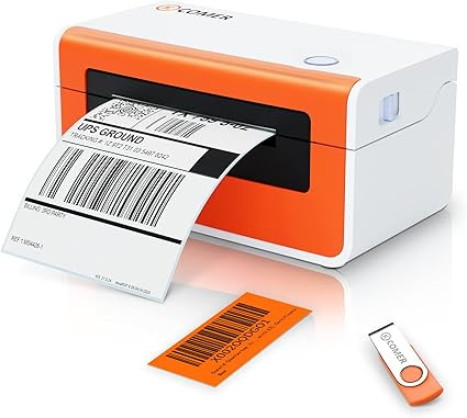 K Comer Shipping Label Printer 150mm/s High-Speed 4x6 Direct Thermal Label Printing for Shipment ... | Amazon (US)