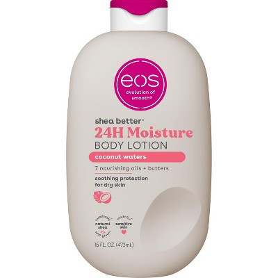 eos Shea Better 24H Moisture Body Lotion - Coconut Waters - 16 fl oz: Hypoallergenic, Paraben-Free, Whole Body | Target