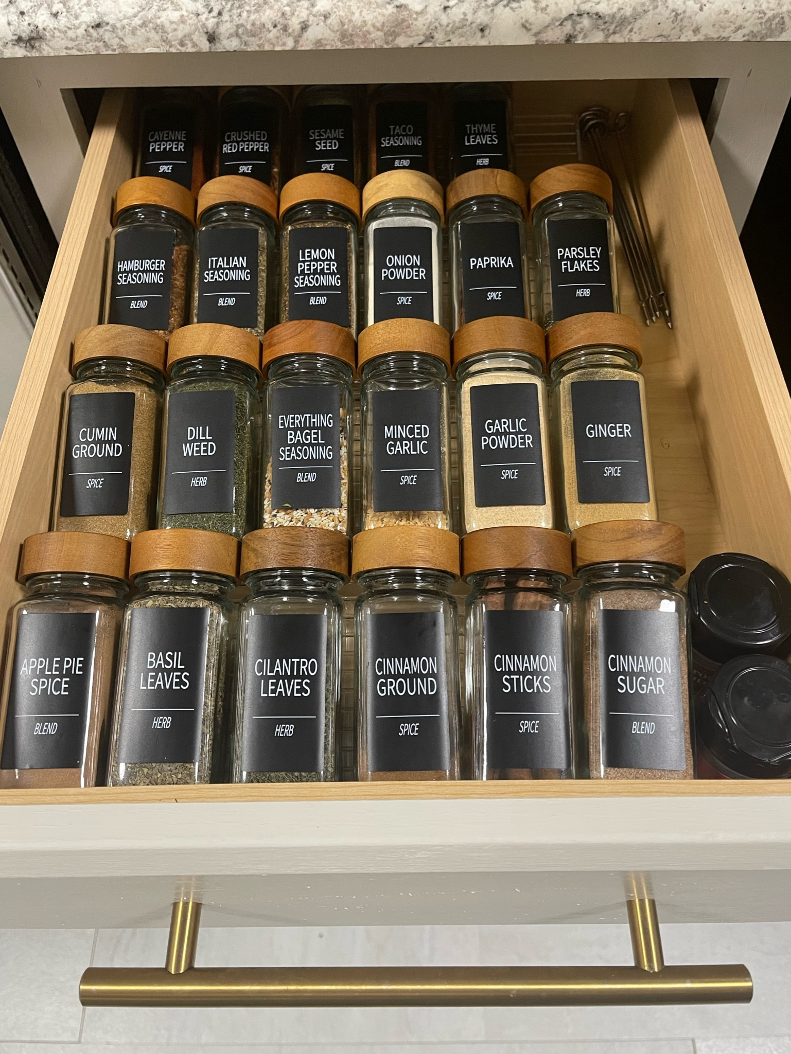 Spice drawer organization ✨ 

#LTKHome