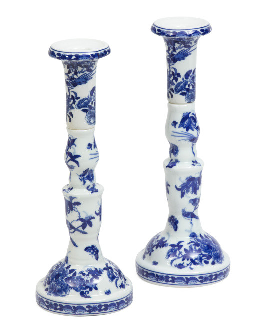 2pc Canton Taper Candle Holder Set | TJ Maxx
