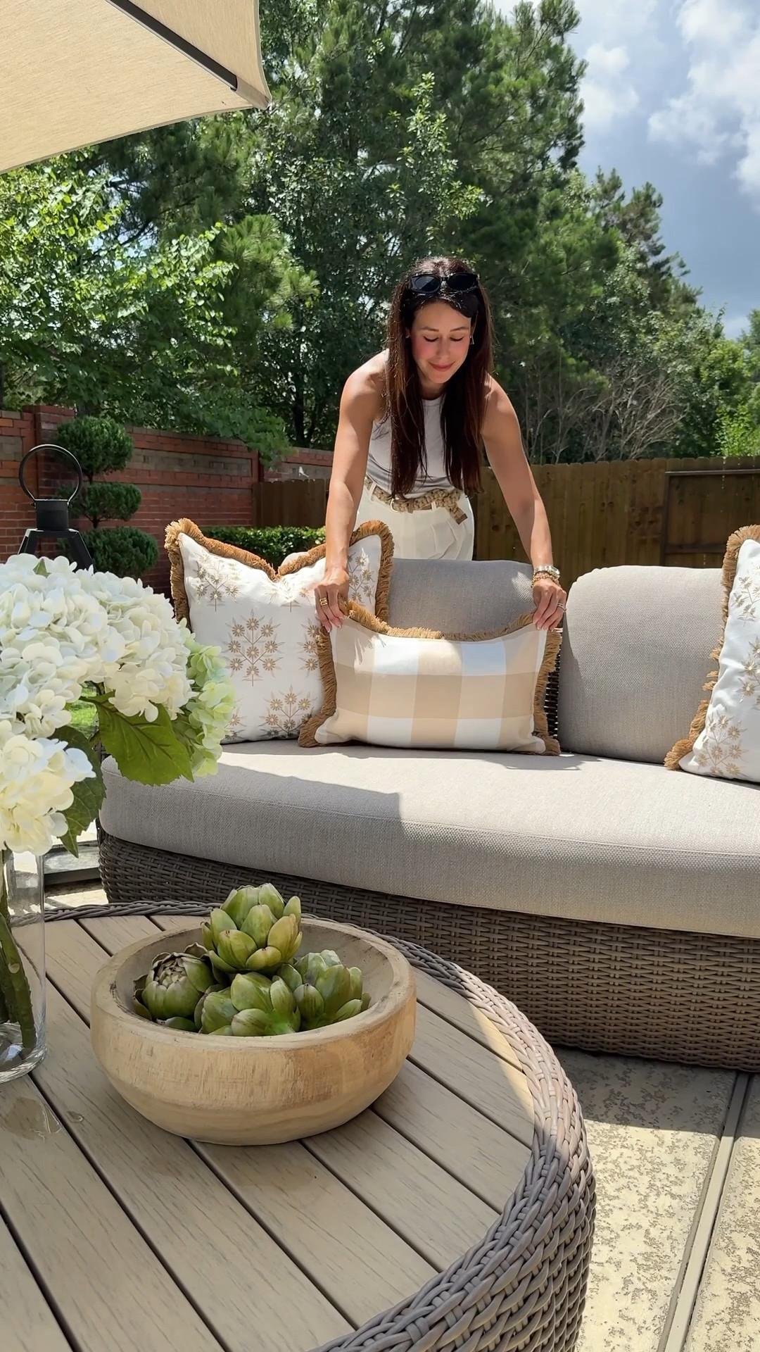 Look for less alert! These outdoor throw pillows give you that high-end, designer look—without the boutique price tag. They’re waterproof, durable, and all from Amazon. Linked my favorites for your patio refresh! 🖤 #AmazonOutdoorPillows #LookForLess #OutdoorDecorOnABudget #AmazonHomeFinds #PatioStyle

#LTKFindsUnder50 #LTKSummerEdit 

#LTKHome #LTKSeasonal