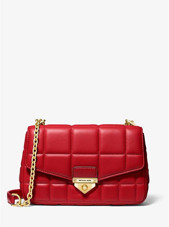 Soho Large Quilted Leather Shoulder Bag | Michael Kors US