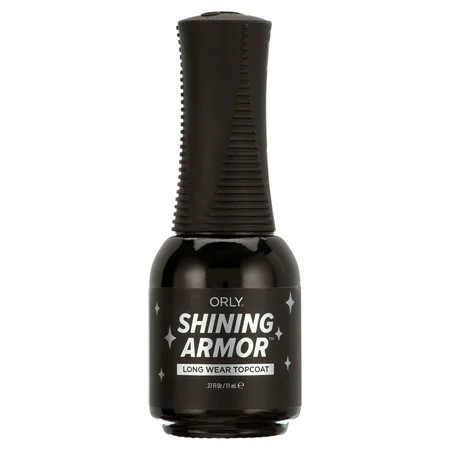 ORLY Shining Armor Nail Top Coat, High-Gloss Protective Finish, 0.37 fl oz | Walmart (US)