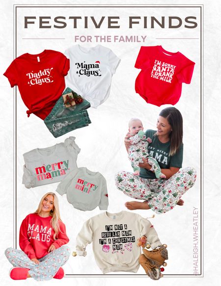 Festive Finds for the Family 🎄 

#christmas #matching #familypictures #pjs #baby #kids 

#LTKfamily #LTKHoliday #LTKbaby