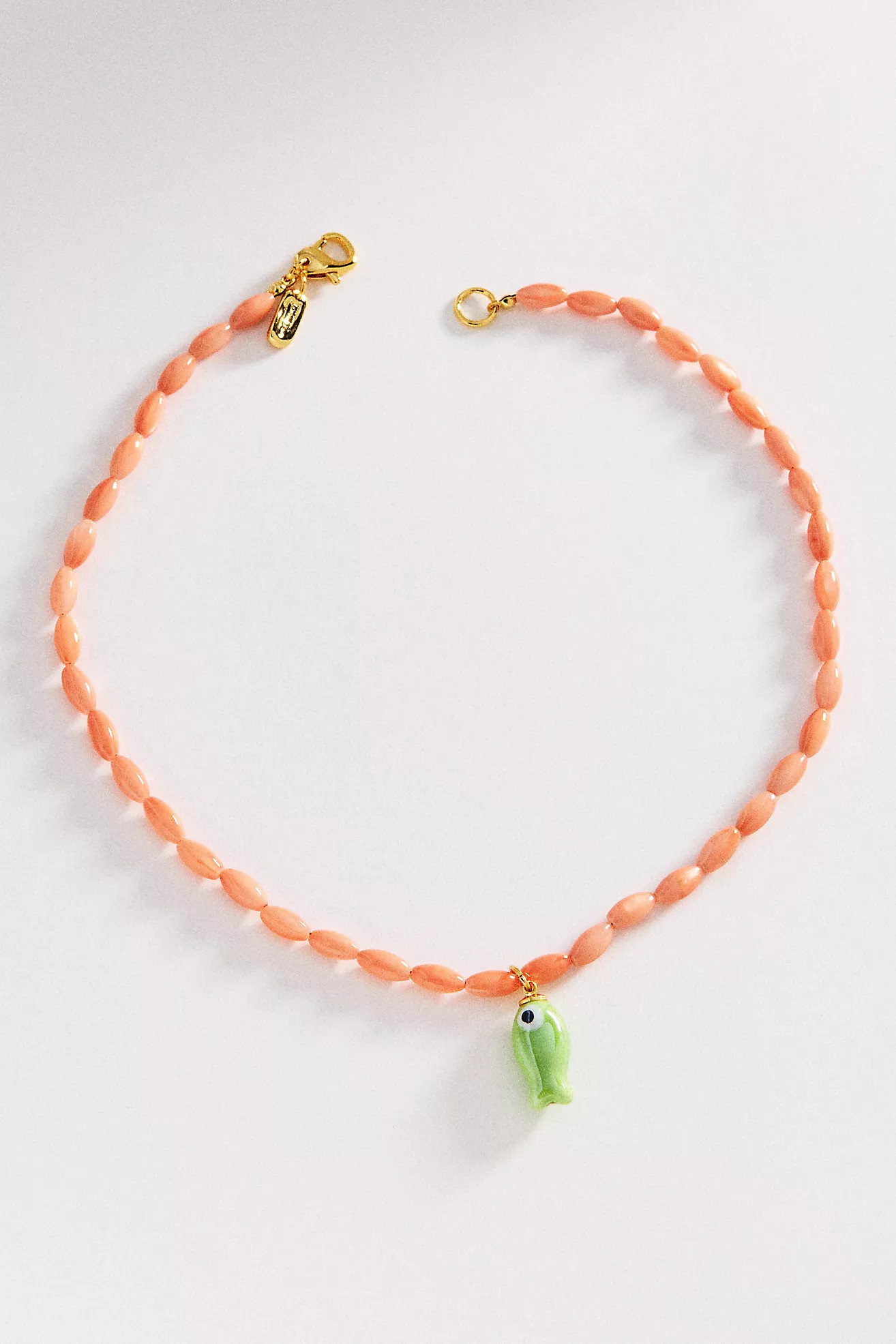 Logan Tay Beaded Fish Necklace | Anthropologie (US)