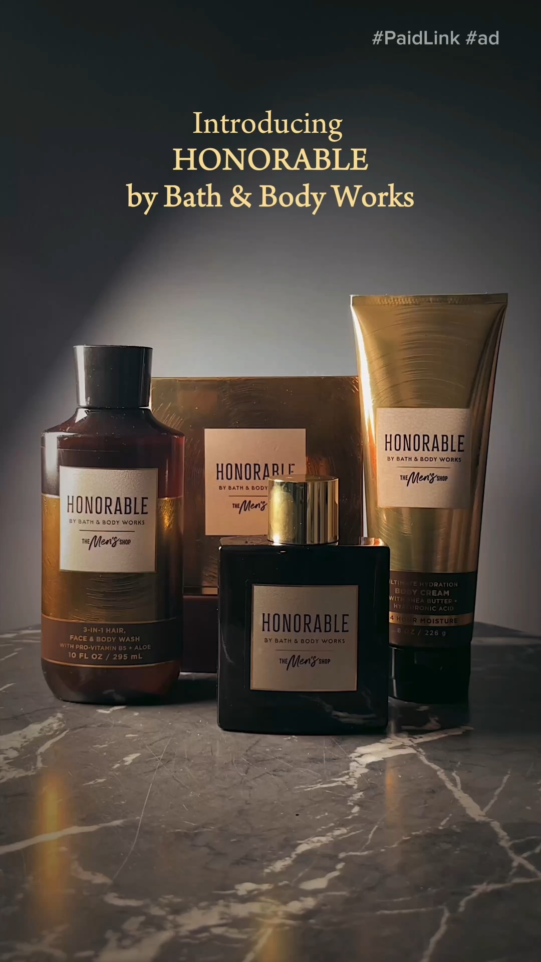 #PaidLink #ad @bathandboydworks’ newest #mensfragrance, HONORABLE, is the perfect gift to indulge yourself in the comfort of memory and the power of scent. Inspired by nostalgic moments, it’s masculine yet tender with notes of wood & leather, crisp pear, and warm patchouli. Discover HONORABLE in a variety of products for head-to-toe including cologne, 3-in-1 wash, and body cream and choose Bath & Body Works as your summer fragrance destination this year.

#LTKMens #LTKBeauty