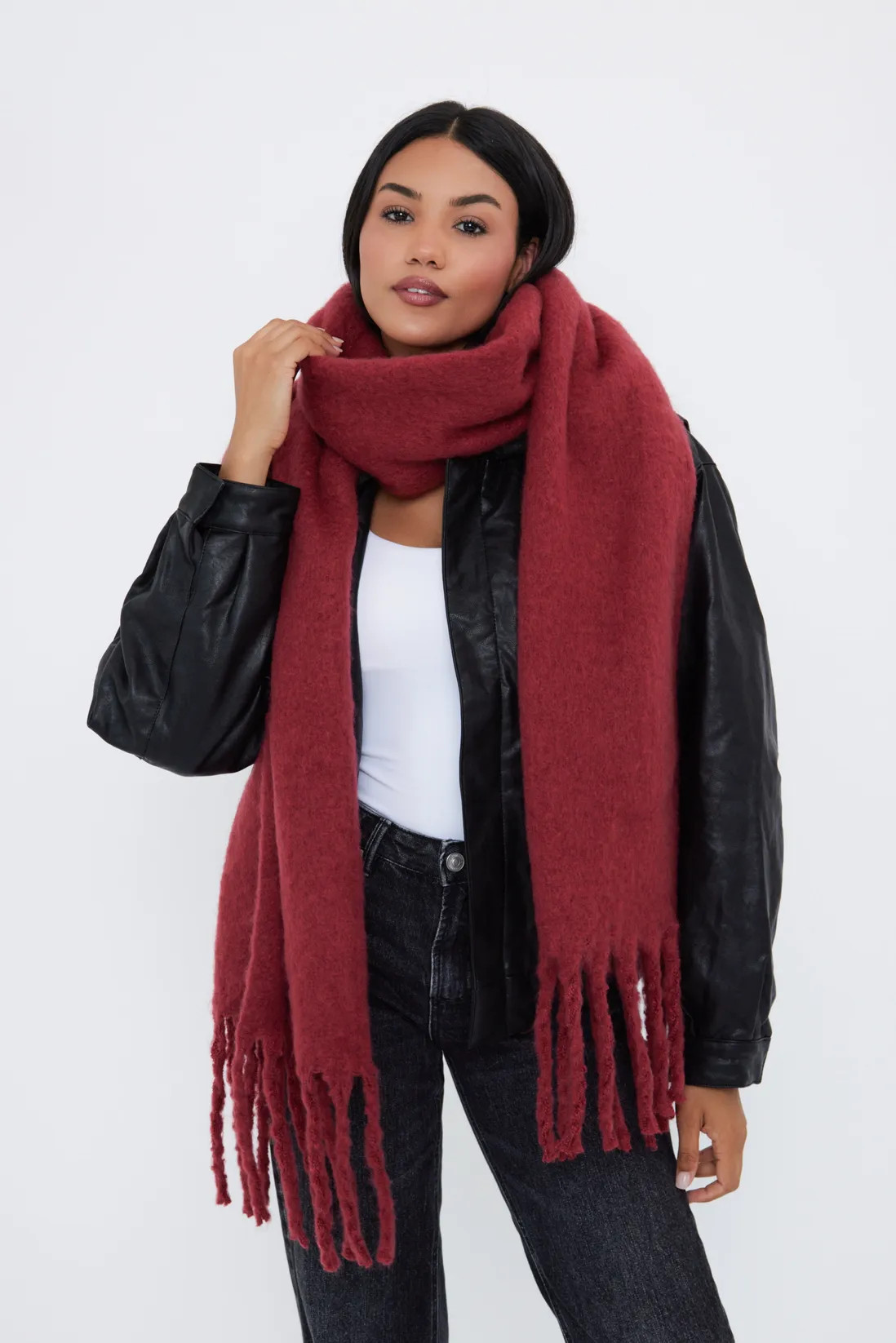 Gloves & Scarves | Oversized Chunky Super Soft Blanket Scarf | My Accessories London | Debenhams UK