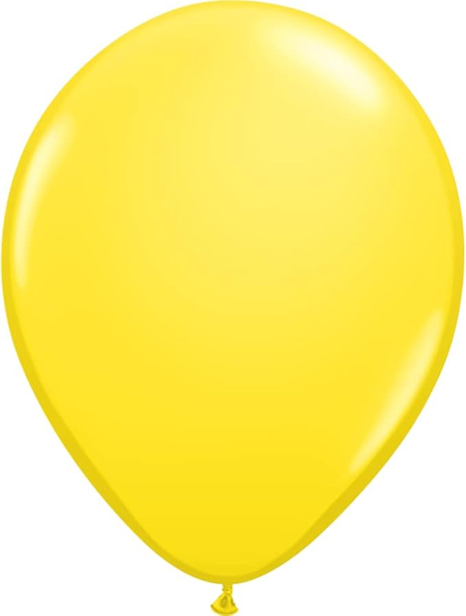 Qualatex 11" Yellow Latex Balloons (100ct) by Pioneer Balloon Company | Amazon (US)