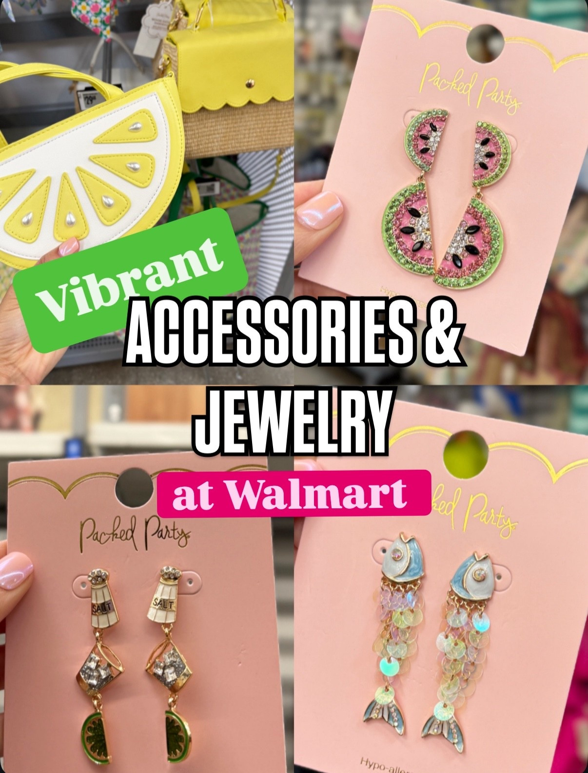 Fun, colorful accessories and jewelry at Walmart! 
Affordable 
Budget friendly 


#LTKmorningroutine #LTKselfcare #LTKgrwm