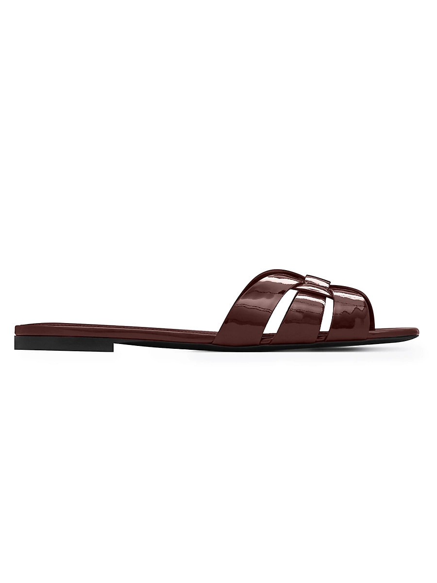 Women's Tribute Mules in Patent Leather - Barolo - Size 5 | Saks Fifth Avenue