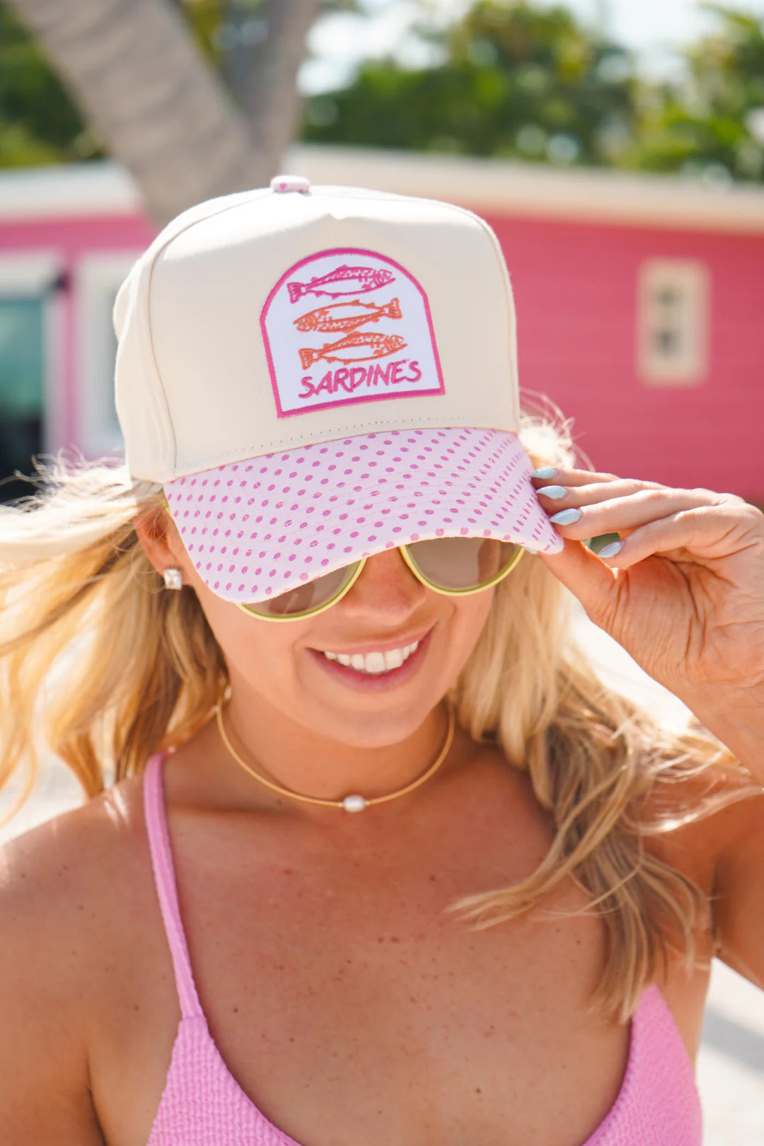 Sardines Hat - Pink & Blue | KenzKustomz