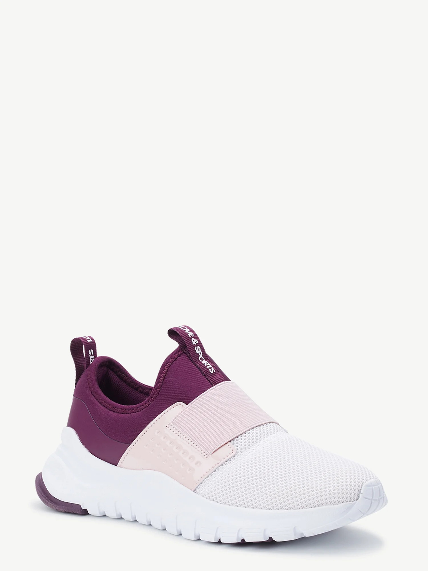 Love & Sports Women's Slip-On Colorblocked Sneakers - Walmart.com | Walmart (US)