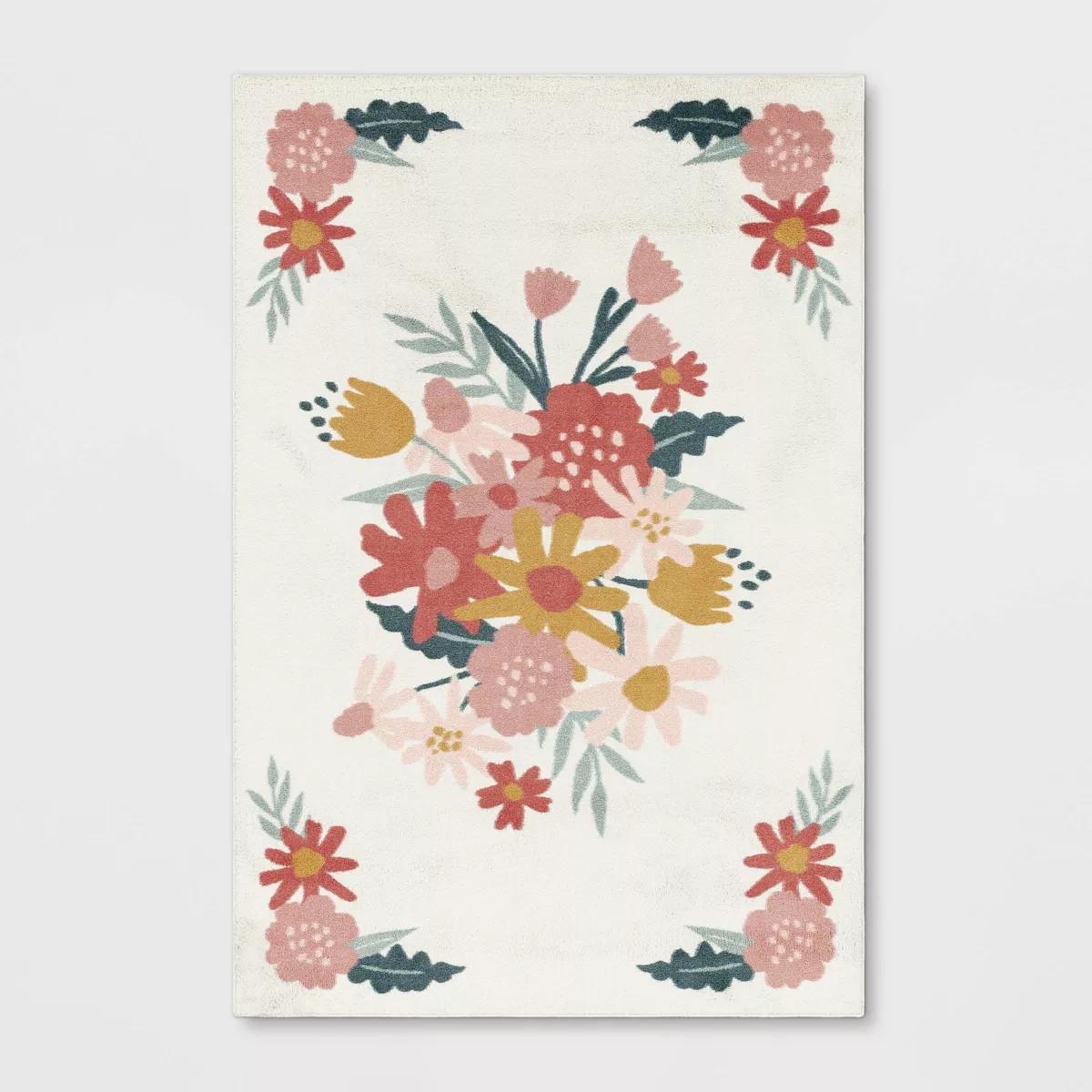 In the Garden Kids' Area Rug Pink - Pillowfort™ | Target