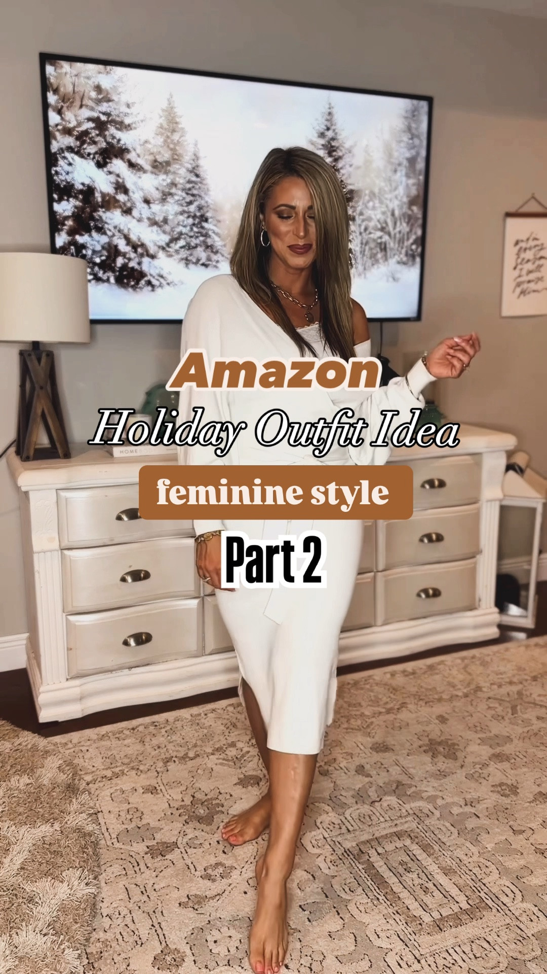 ✨🎄Comment HOLIDAY to shop this feminine but cozy Christmas outfit from your inbox 🫶🏼✨ Make sure you’re following before requesting a link so that you get all the details properly 🔗🛍️

You can find this feminine outfit and more in the @shop.ltk app by searching @jackiemariecarr_ in the search bar or everything in my bio. 

Feminine style | Winter outfit | Holiday outfits | 
@amazonfashion 

#femininestyle #styleover30 #elevatedcasual #girlystyle #amazonfashionfinds #holidayoutfits #outfitinspo 

#LTKHoliday #LTKStyleTip #LTKFindsUnder50