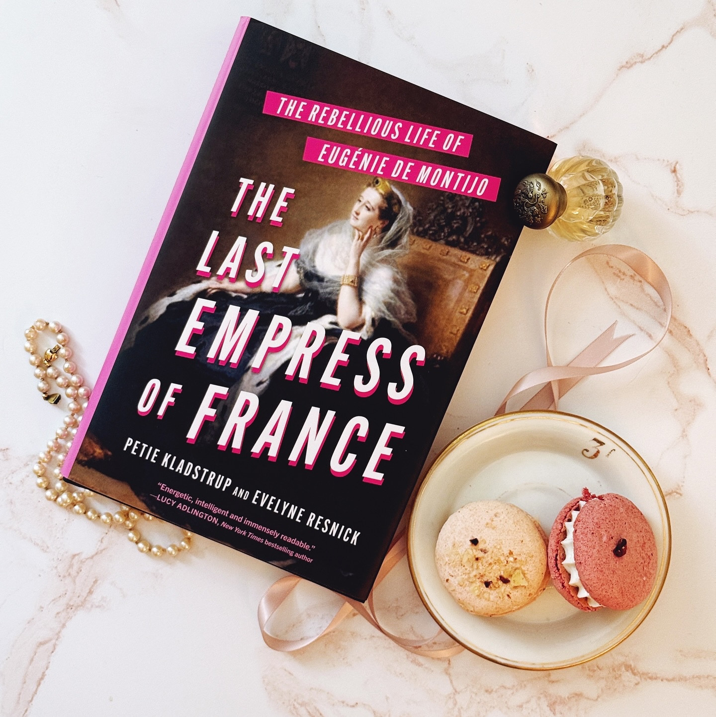 Just in time for Bastille Day, comes the untold story of Eugénie de Montijo, a 19th-century woman who was instrumental in advancing women’s rights in France. While many thought of her as purely the wife of Emperor Napoleon III, she was so much more than that. The incredibly well-researched biography, co-written by Petie Kladstrub and Evelyne Resnick, is a must-read for anyone interested in French history, the fight for women’s rights, or fellow Francophiles.

Do you have to enjoy the book while eating macarons? Perhaps not, but I know that made me savor the book even more. Happy Bastille Day!

#bastilleday🇫🇷 #bastille #womeninhistory #women #womensrights #french #france #TheAvidPenReads