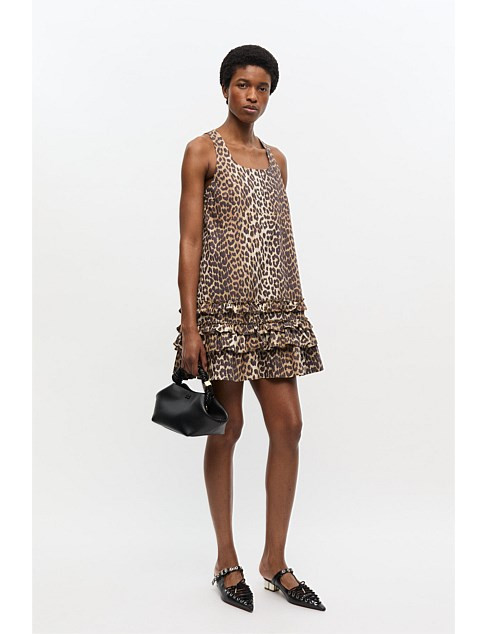 PRINTED MINI DRESS LEOPARD | David Jones (Australia & New Zealand)